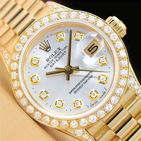 rolex presidential 18k yellow gold watch|women's presidential rolex with diamonds.